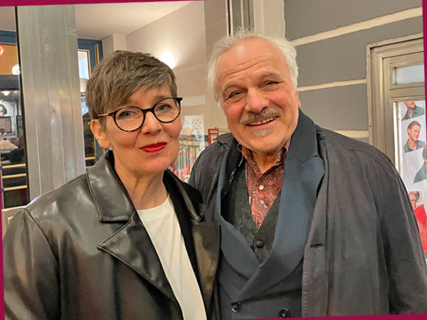 Regisseurin Kerstin Polte mit Schauspieler Bernhard Schütz (Foto: AS)