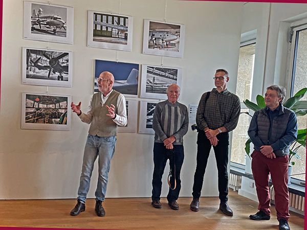 Die Fotografen v.l.n.r.: Roland Grüter, Klaus Böse, Ingo Weckwerth und Jochen Schäffer (Foto: Anne Schüchner)